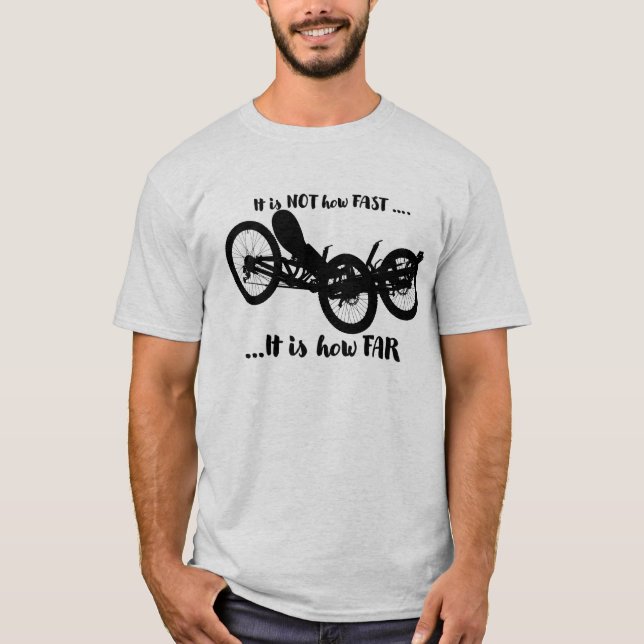Recumbent Cycling T Shirt (Framsida)