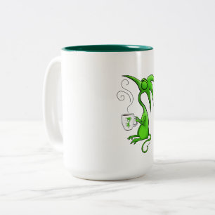 Recursive kaffe Två-Tonad mugg