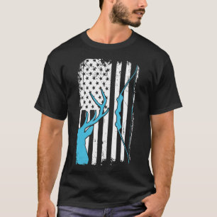 Recurve Bow Hunting-Whitetail Deer Hunter Archer U T Shirt