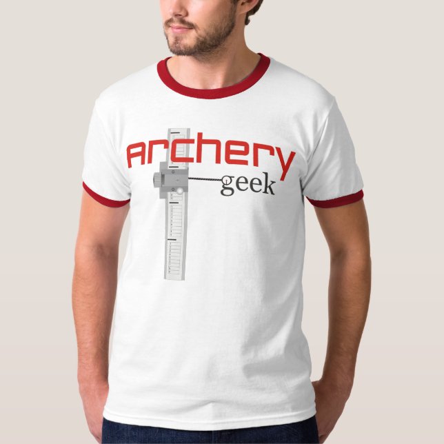 recurve geeken t-shirt (Framsida)
