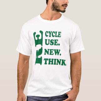 Recycl Reuse ReThink Crisis Environmental Activism T Shirt
