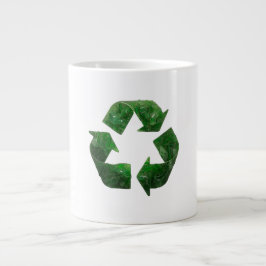 Recycled Glass Particle Finish Sustainable Texture Jumbo Mugg