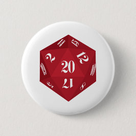 Red-20-Sided-Dice Knapp