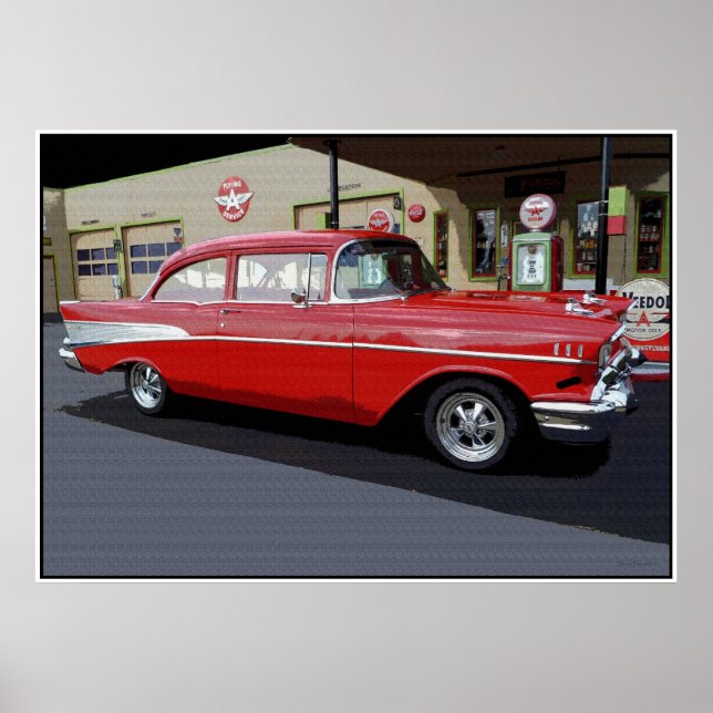 Red 57 Classic 34 x 24 Poster (Framsidan)