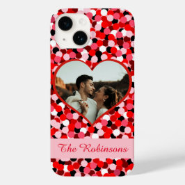 Red Abstrakt Dot Heart Ram Photo