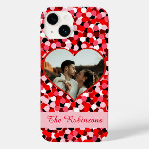 Red Abstrakt Dot Heart Ram Photo