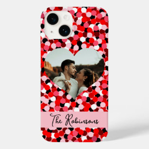 Red Abstrakt Dot Heart Ram Photo