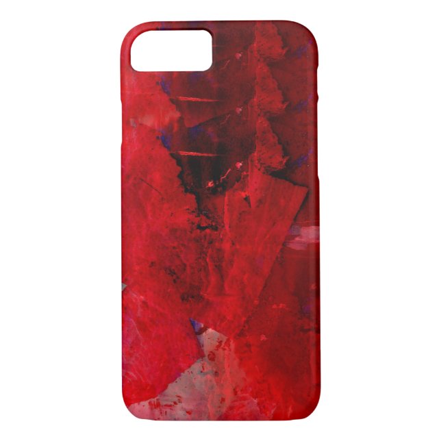 Red Abstrakt iPhone 7 Fodral Case-Mate iPhone Skal (Baksida)