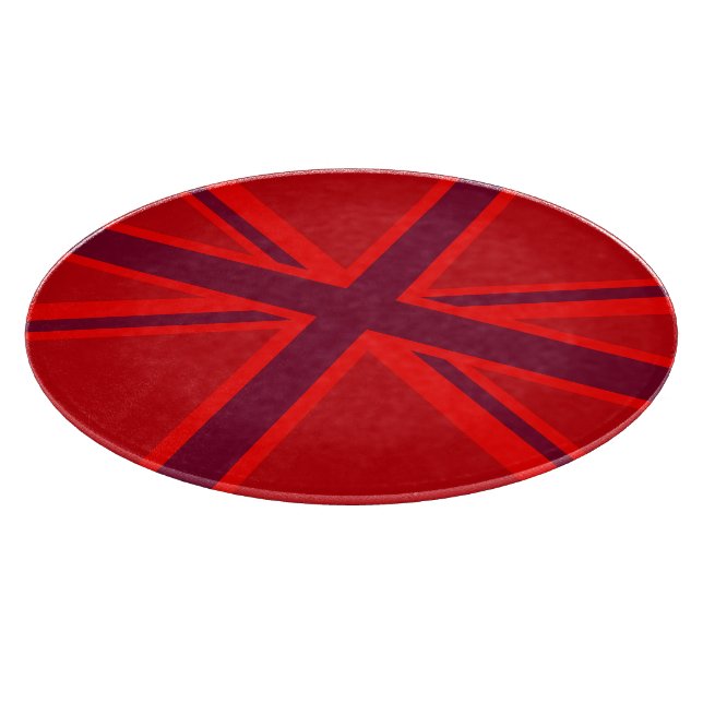 Red Accent Union Jack Design (Hörn)