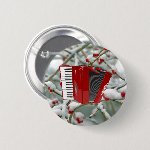 Red Accordion - Berries i Snö, Knapp