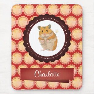 Red Add Your Name Hamster Musmatta