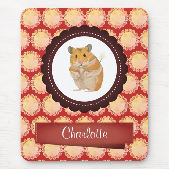 Red Add Your Name Hamster Musmatta (Framsidan)