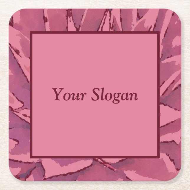 Red Agave Promotional Papper Underlägg (Framsidan)