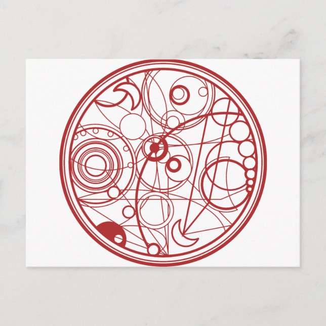 Red Alien Design Vykort (Framsida)