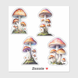 Red Amanita Mushroom Sticker Pack Klistermärken