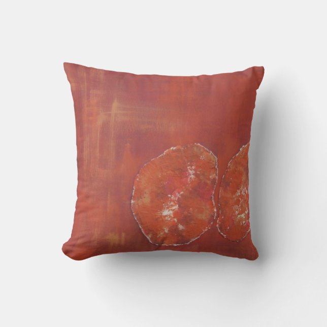 Red Ameoba Pillow Kudde (Framsida)