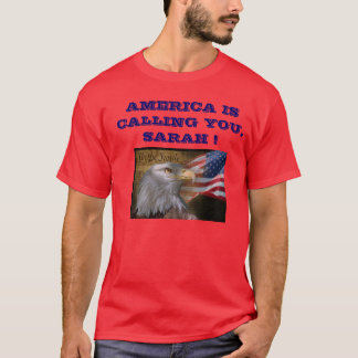 RED-AMERICA KALLAR DIG, SARAH T-SHIRT