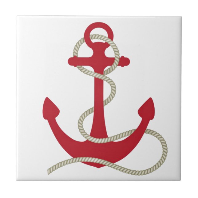 Red Anchor Kakelplatta (Framsidan)