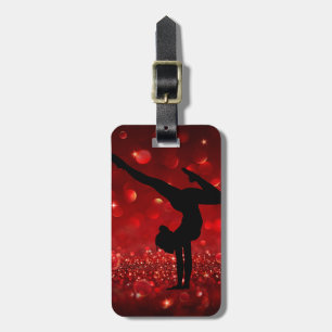 Red and Black Anpassningsbar Gymnastics Luggage Ta Bagagebricka