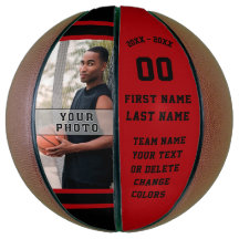 Red and Black Basketball, PHOTO FULLT Storlek elle