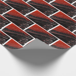 Red and Black Brick Presentpapper