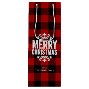 Red and Black Buffalo Check Rustic jul