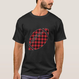 Red and Black Buffalo Play American Football Chri T Shirt