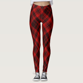 Red and Black Buffalo Play Leggings