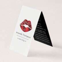 Red and Black Faux HoloGraph Heart Glitter