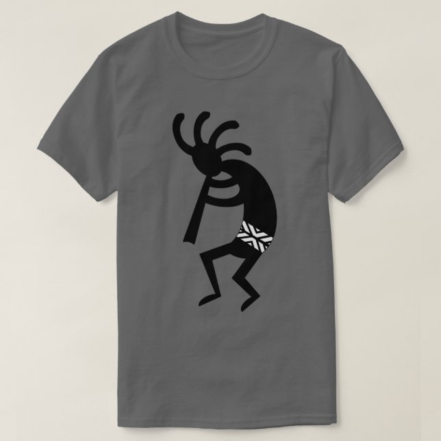 Red and Black Kokopelli  T Shirt (Design framsida)