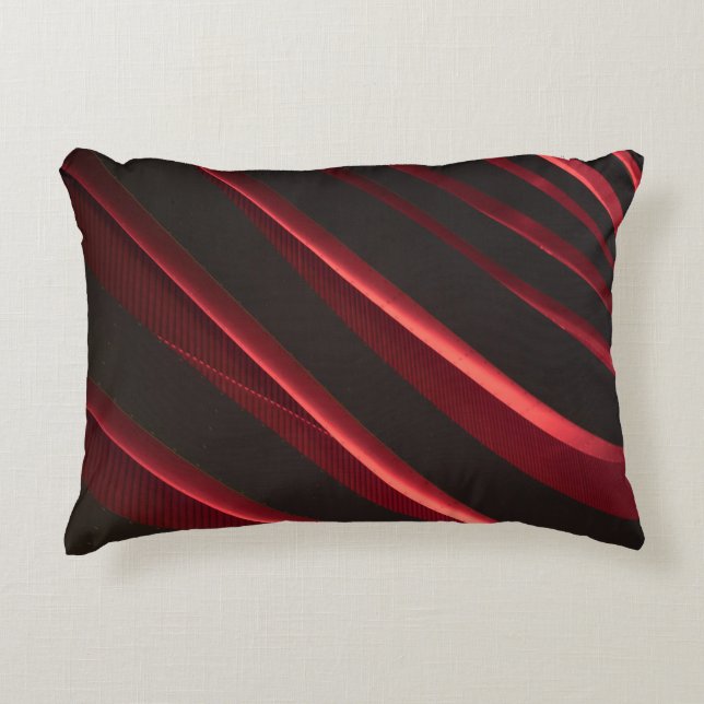 Red and black logo prydnadskudde (Framsidan)