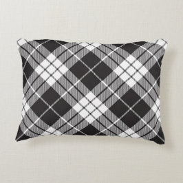 Red and Black Play Buffalo Check Mönster Prydnadskudde