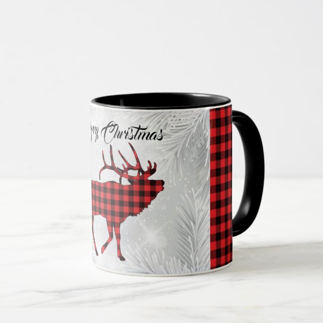 Red and Black Play Bull Elk Mugg (Framsida höger)