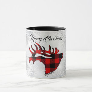 Red and Black Play Bull Elk Mugg