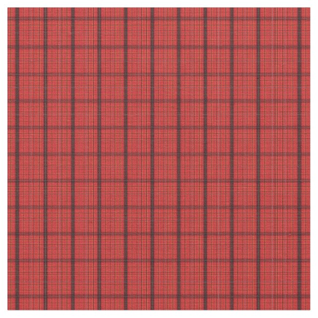 Red and Black Play Fabric Tyg (Närbild)