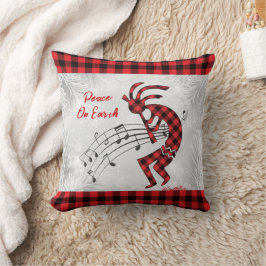 Red and Black Play Kokopelli-julklapp Kudde