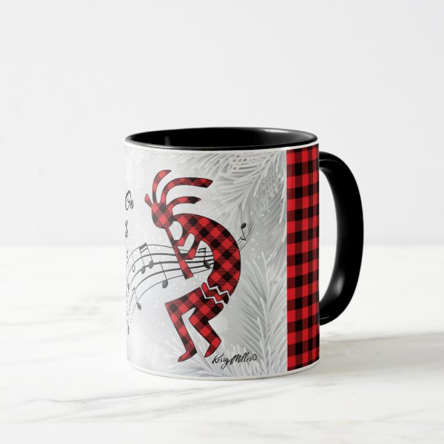 Red and Black Play Kokopelli Mugg (Framsida höger)