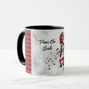 Red and Black Play Kokopelli Mugg