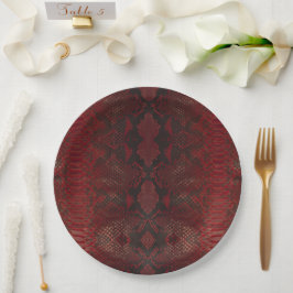 Red and Black Python Print