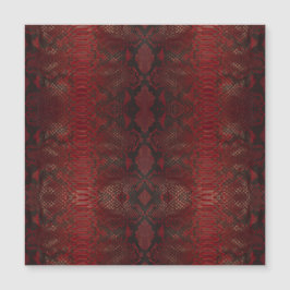 Red and Black Python Print