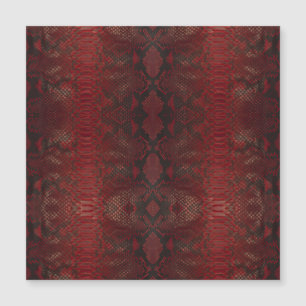 Red and Black Python Print