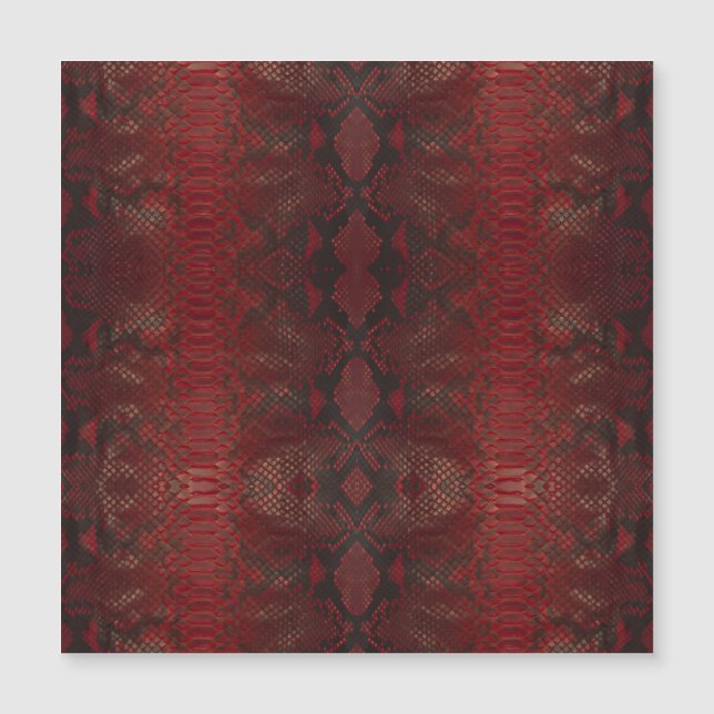 Red and Black Python Print (Framsida)