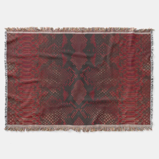 Red and Black Python Print Filt (Framsidan)