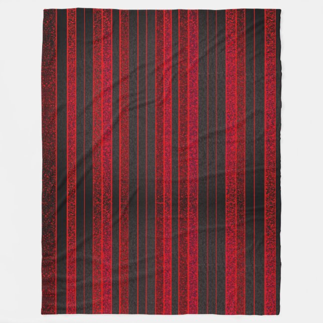 Red and Black Rand Fleece Blanket (Framsidan)
