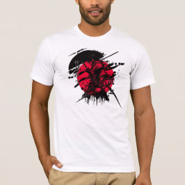 red and black samurai t shirt