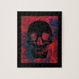 Red and Black Skull Puzzle Pussel