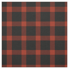 Red and Black Tartan Play Mönster Tyg