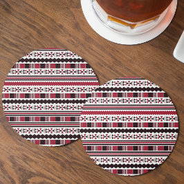 Red and Black Tribal Mönster