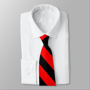 Red and Black Universiteten Rand Tie Slips