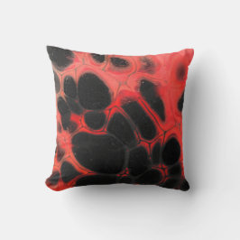 Red and Black Volcanic Cushion Kudde